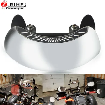 

Universal Motorcycle Windscreen Rear View Mirror 180 Ultra Wide Angle Central Rearview Mirror for Yamaha Vespa KTM Kawasaki BMW