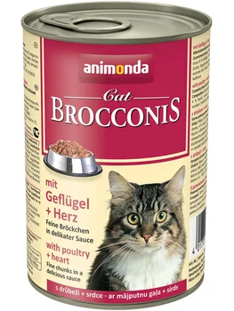 

ANIMONDA ANIMONDA CAT BROCCONIS MIT GEFLUGEL & HERZ for adult cats with poultry and heart 400g