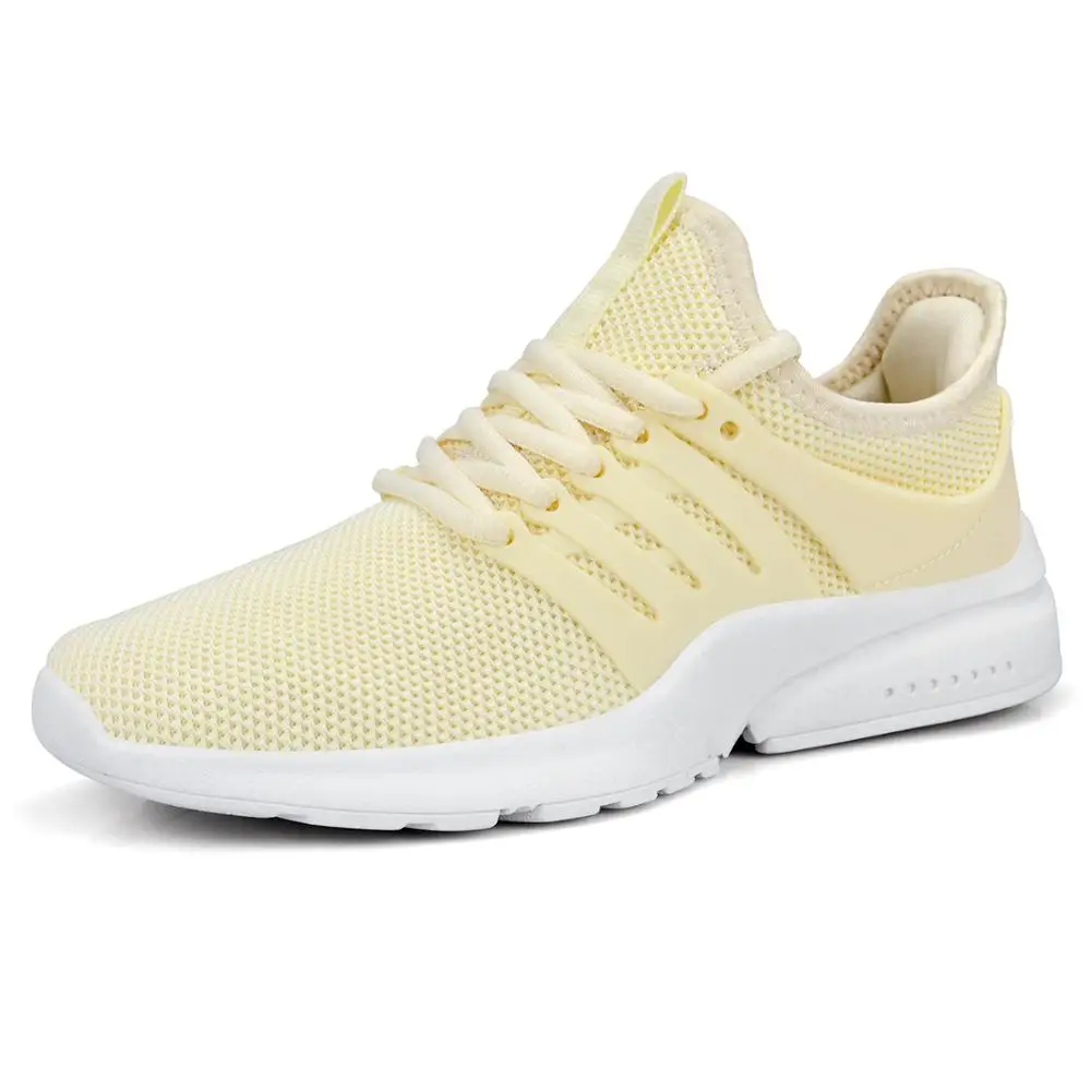 F056-yellow LEMAI мужские кроссовки; нескользящая обувь для тенниса; легкие спортивные кроссовки из сетчатого материала;#36-47 - Цвет: F056-yellow