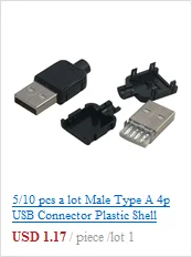 2pcs 5pcs 10pcs  Type-C usb3.1 Connectors Jack Tail 24 pin Male Plug Electric Terminals welding DIY data cable OGT accessories