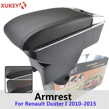 

Xukey Central Armrest For Renault Duster I 2010 - 2015 Console Center Decoration Black Storage Car Styling Box Dacia 2014
