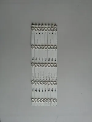 8 шт. светодиодных задних полос для фотографий фонарик 035-430-3528-B TCL 43E10 43L1550C 43L3500C