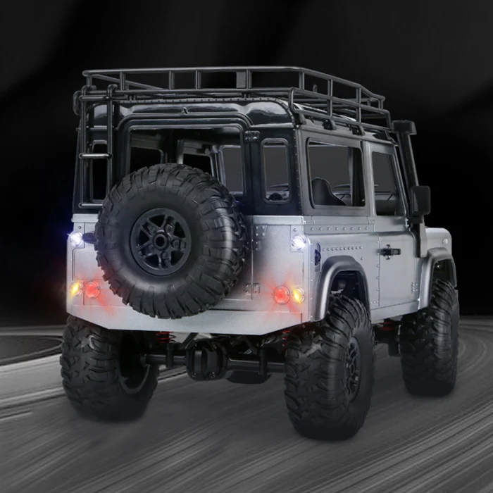 1/12 4WD Crawler RC Car Off-Road Vehicle Buggy 2.4G Remote Control Toy Model with Lights For Children's Christmas Birthday Gift