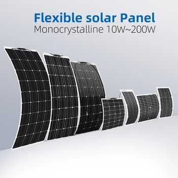 

BOGUANG 10W 20w 50W 100W 200W Flexible Solar Panel Solar blanket Resistant to salt water corrosion for 12V 24v battery
