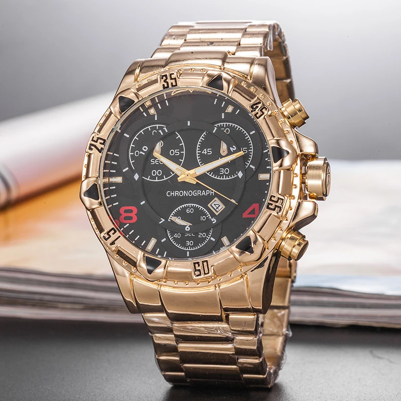 FOSSIL Лидирующий бренд мужские наручные часы с золотым циферблатом и ремешком из нержавеющей стали роскошный дизайн мужские часы reloj deportivo hombre