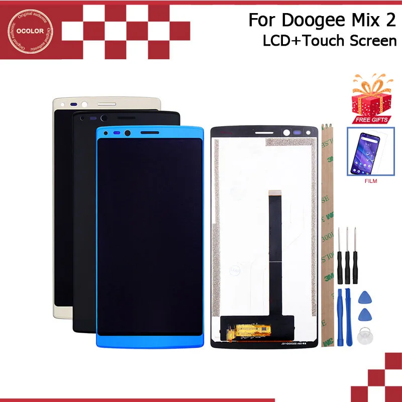 ЖК дисплей и сенсорный экран ocolor Для Doogee Mix 2 5 99 дюйма аксессуар для телефона с