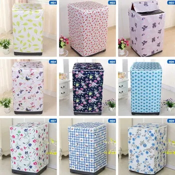 

Waterproof Washing Machine Dryer Cover Home Automatic Roller Laundry Zippered Dustproof Case Sunscreen Protection Cover
