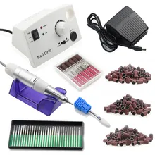 35000 об/мин Электрический сверлильный станок для ногтей оборудование для дизайна ногтей маникюрный набор керамический сверло для ногтей шлифовальная лента аксессуары инструмент для ногтей