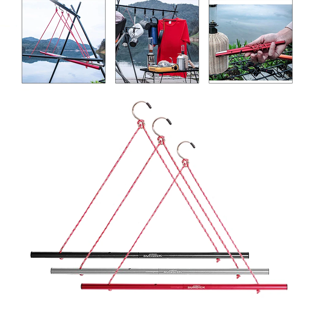 Aluminum Alloy Outdoor Camping Travel Portable Clothes Hanger Hat Socks | Спорт и развлечения