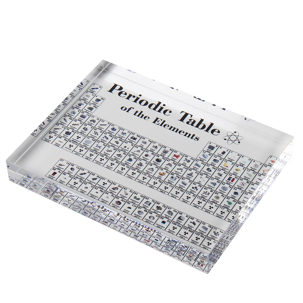  Periodic Table Display Without Elements Acrylic Kids Teaching School Day Teacher's Day Birthday Gif - 4000072981321