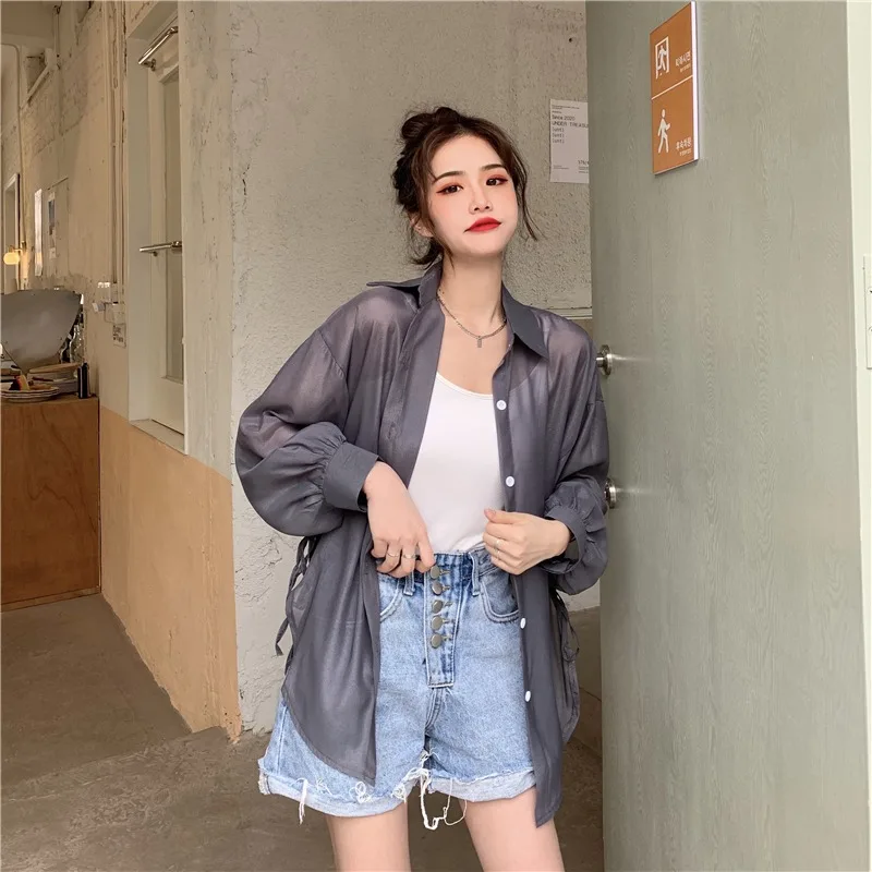 

Дешевая оптовая продажа, Новинка весна-лето-осень 2021, модная повседневная женская блузка для работы, женская верхняя рубашка, Женская офисная блузка BAt6002M