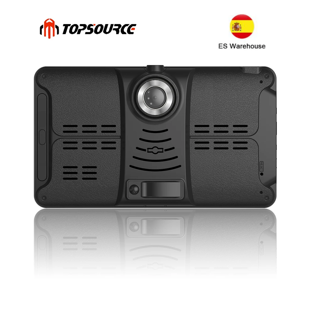 TOPSOURCE 7 дюймов автомобиль грузовик GPS навигации с камера углом обзора в 768M/16G Android
