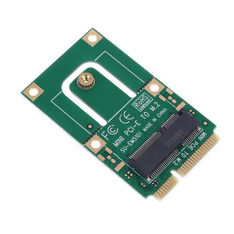 

Mini PCI-E to m2 Adapter Converter Expansion Card m2 Key E Interface for m2