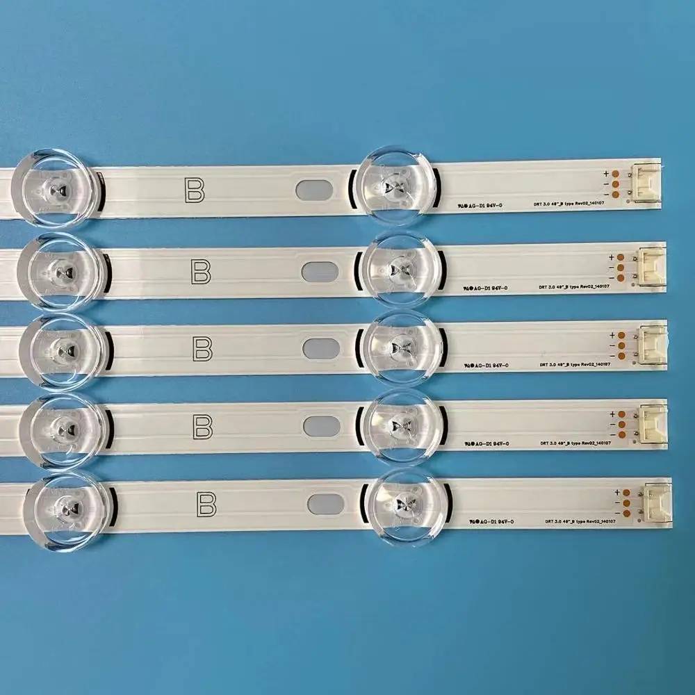 Tira Retroiluminação Led para lg 49 Polegada tv 49lb5400 49lb5600 49lb5800 49lf6200 49lf6400 49lf6450 49lb5820 49lb582b 49lb5550 49lb551 - Imagem 2