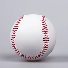 Профессиональный бейсбольный мяч ручной работы, 1 шт.,, 9 дюймов, белый софтбол для занятий спортом на открытом воздухе