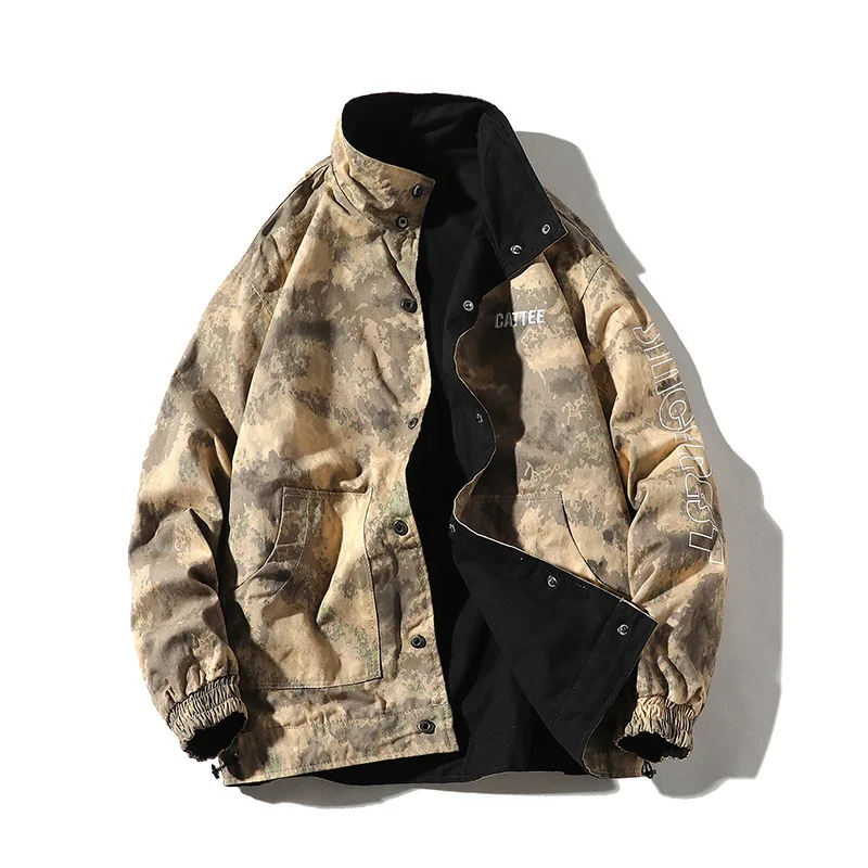 

Man Loose Coat Autumn 2019 Trend Handsome Work Clothes Jacket Jacket Tide Brand Leisure Time Autumn Clothing Jacket