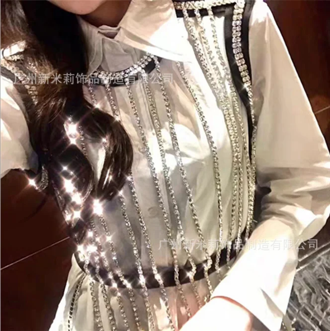 Цепочка Стразы высокого качества 10 ярдов/рулон 5 мм стеклянная алмазная