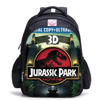 

16 Inch Teenager Mochila Jurassic World Dinosaur Backpack for Children Schoolbag for Teenager Boys Mochilas Infantis Enfant