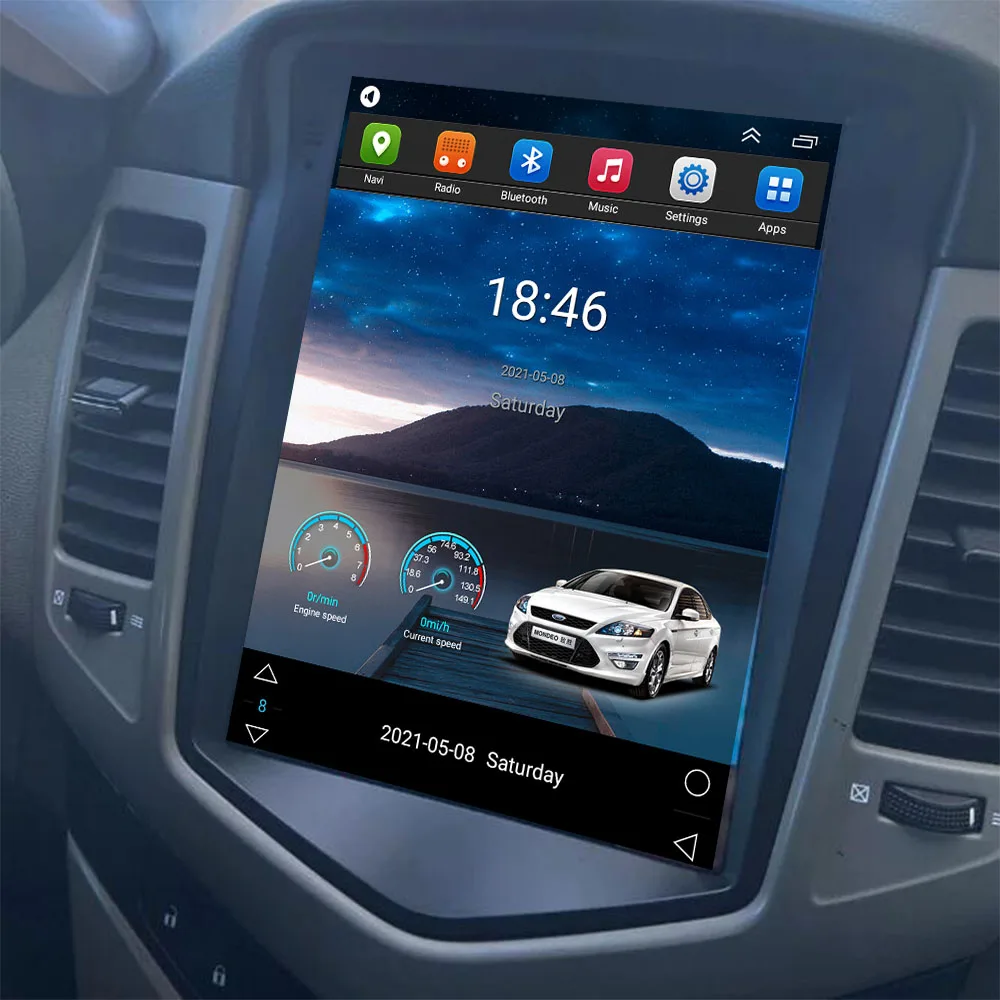 4G LTE Android 11 для Chevrolet cruze 2008-2013 мультимедийный стереопроигрыватель Tesla type