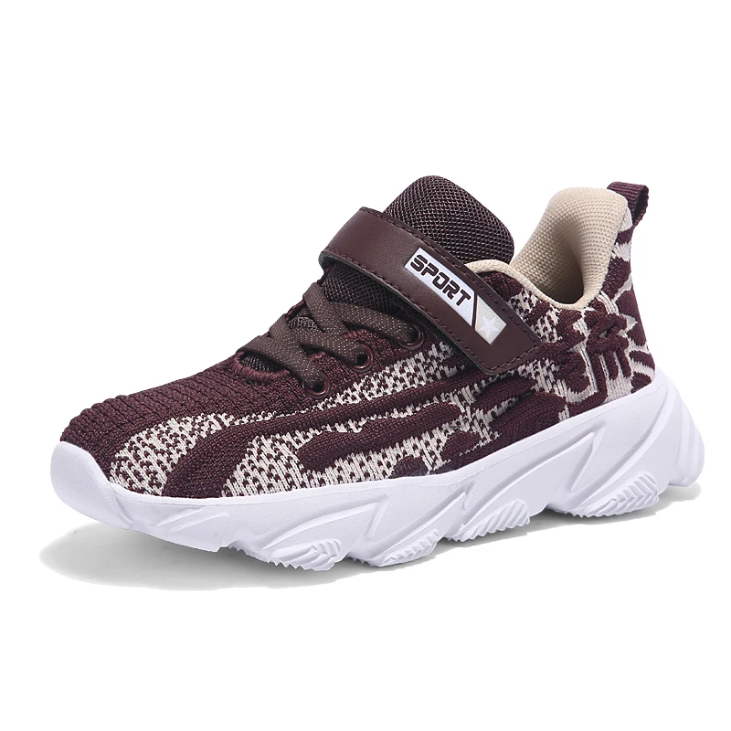 New Children Shoes Kids Girls Boys Mesh Sport Running Wear Breathable Footwear Ourdoot Casual Sneakers QBW7037