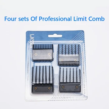 

4Pcs Universal Hair Clipper Limit Comb Guide Attachment Barber Replacement tool kit
