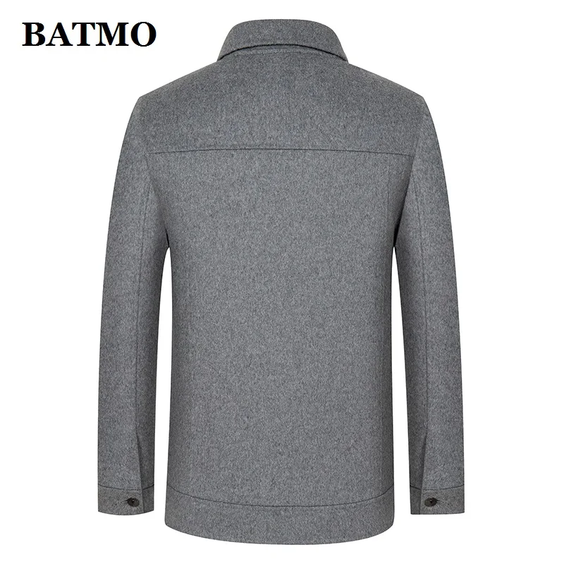 BATMO Новое поступление осенние высококачественные шерстяные куртки мужские, мужские повседневные шерстяные куртки GSMN3006