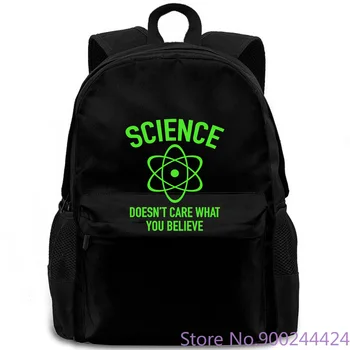 

Science Doesn't Care What You Believe - Scientist Atheist Agnostic God Printed Men The New backpack