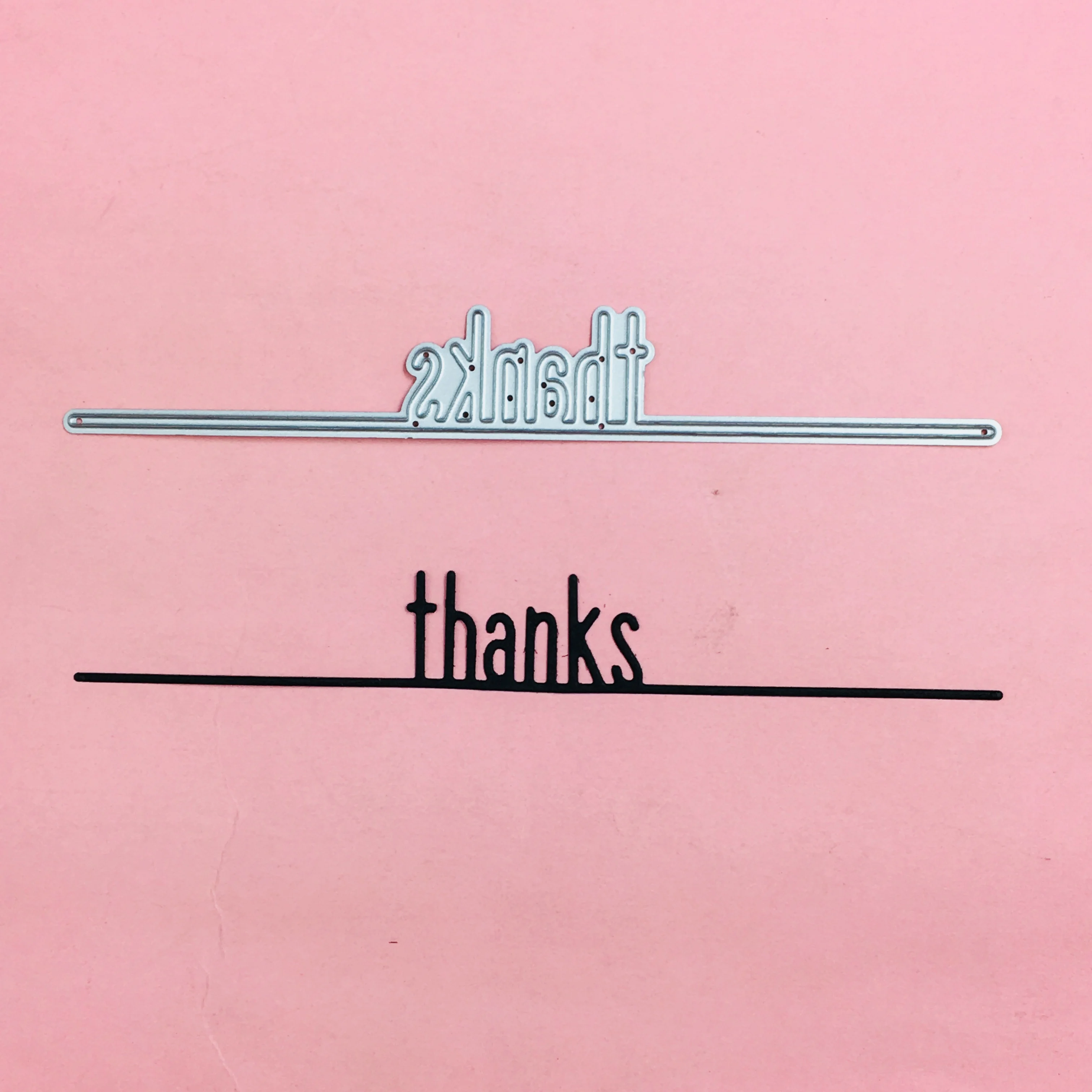 

Thank you English letter Alphabe Metal Cut Dies Stencils for DIY Scrapbooking Stamp/photo album Decorative Embossing Paper Card