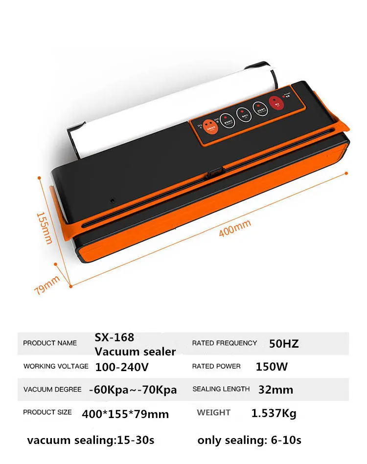 Description Picture 2 of itemElectric Mechanical Packaging Machine For Household Food Commercial Vacuum Machine