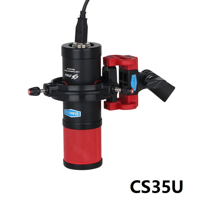 

ALCTRON CS35U USB recording condenser mic plug and play for podcasting,home studio recording,field recording,voiceover