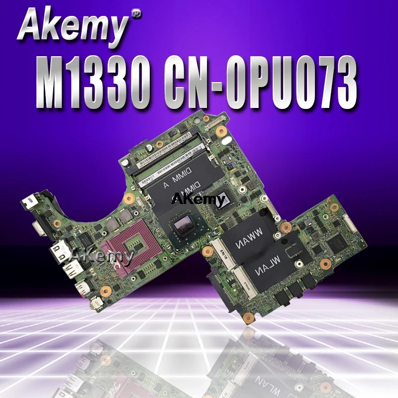 

for DELL XPS M1330 0PU073 laptop motherboard for intel cup graphic card free shipping CN-0PU073