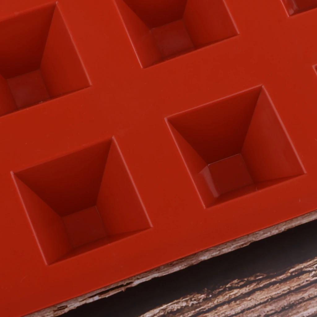 15-Cavity Pyramid Silicone Mold Cake Decors Mold Jewelry Chocolate Dessert Making Accessories Mould Tools Kitchen Baking Tool