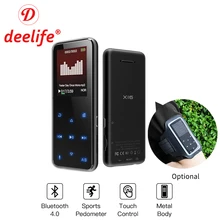 Deelife – lecteur MP3 de sport avec Bluetooth, Radio FM, pour course à pied, lecteur de musique MP 3