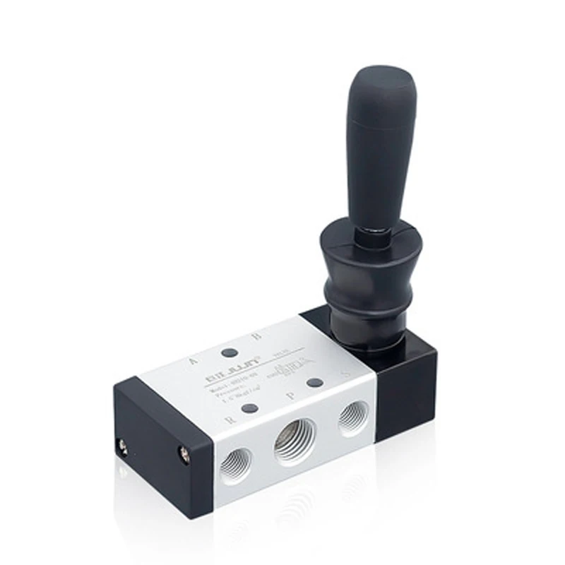Air Valve Switch Manual Hand Wrench 4H210-08 4H310-10 4H410-15 Pneumatic Control Pull 1/4" 2 Position 5 Port Plate Reversing
