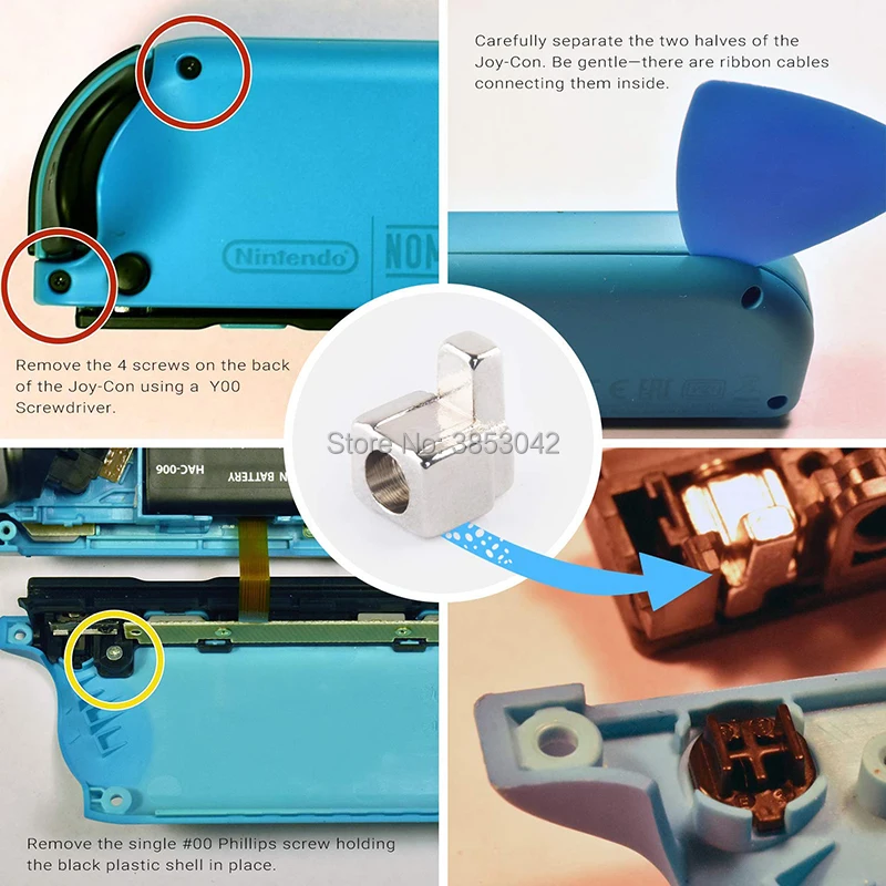 NS Switch Game Accessories Metal Lock Buckles with Opening Tools For Switch / OLED Joy Con Controller Replacement Repair Kit 3 NS Switch Game Accessories Metal Lock Buckles with Opening Tools For Switch / OLED Joy Con Controller Replacement Repair Kit