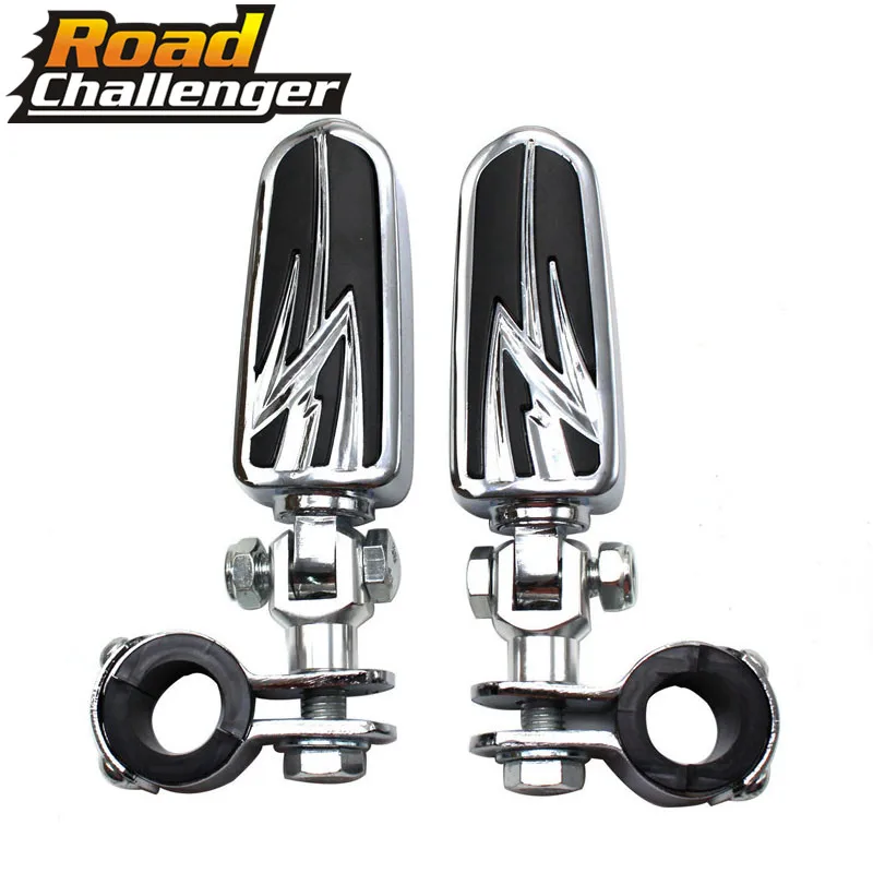 Подножка для мотоцикла черная шоссе подножки для Harley для Honda 32 мм 25 мм 1-1/" подножки