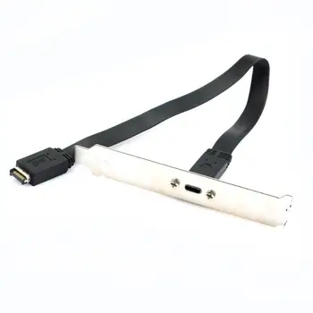 

10Gbps USB 3.1 Type C Front Panel Header Type EMainboard Expansion Cable Line Nut Head with Nut Design for Easy Fixing