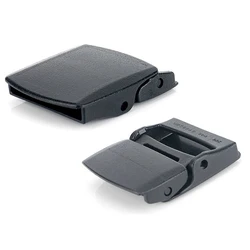 Substituição de fivela de catraca deslizante, serve para cinto de couro de 38mm