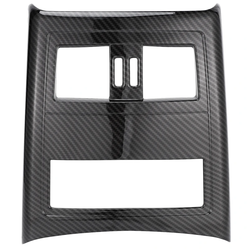 

For Bmw E90 2005-2012 3 Series Carbon Fiber Car Auto Interior Rear Air Condition Vent Air Outlet Frame Cover Trim Accessories