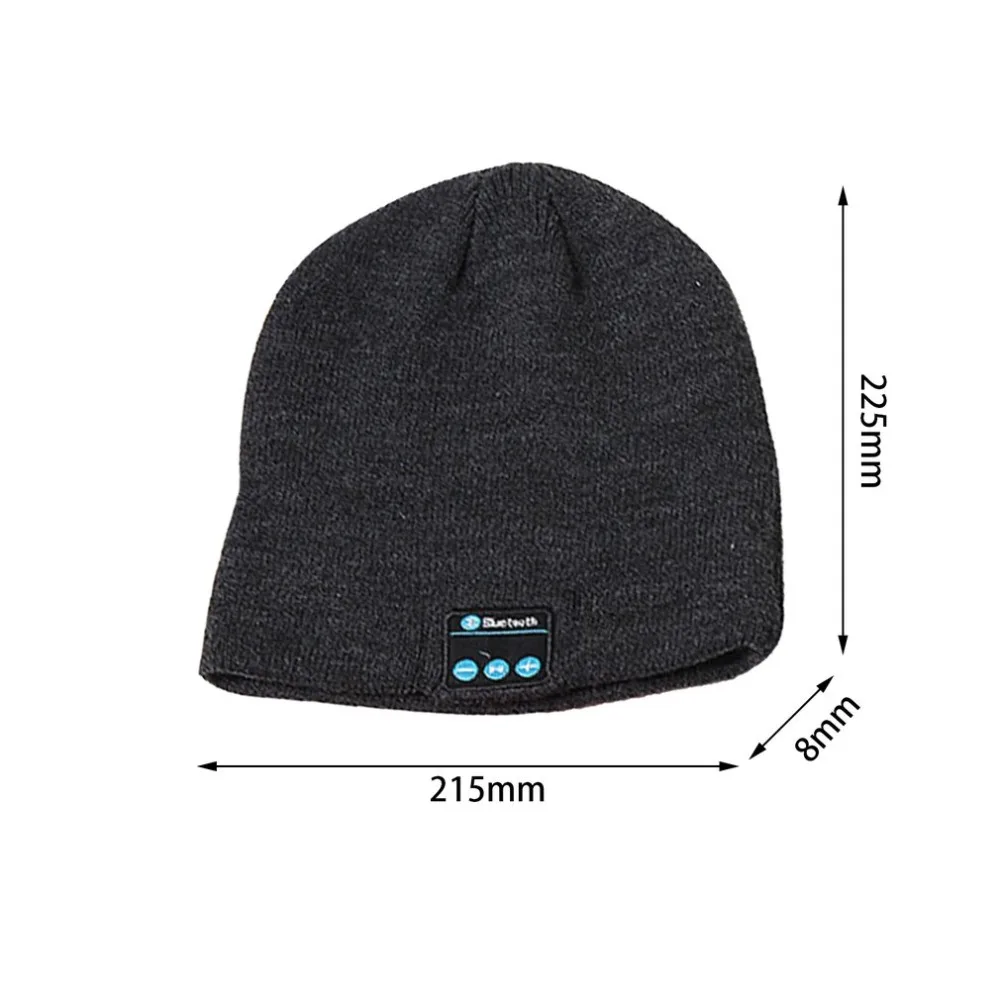 Спортивная смарт-шапка Bluetooth гарнитура беспроводная красочная музыка теплые зимние трикотажные шапки стерео гарнитура для смартфона