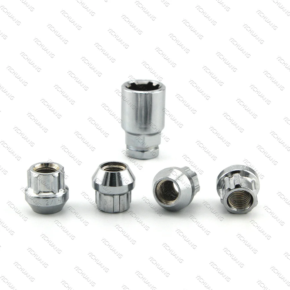 Auto Accessories Car Accessories Wheel Bolt Lock M12x1.5/M12X1.25 Car Wheel Lock Lug Nuts for Toyota Nissan Mazda Honda Ford