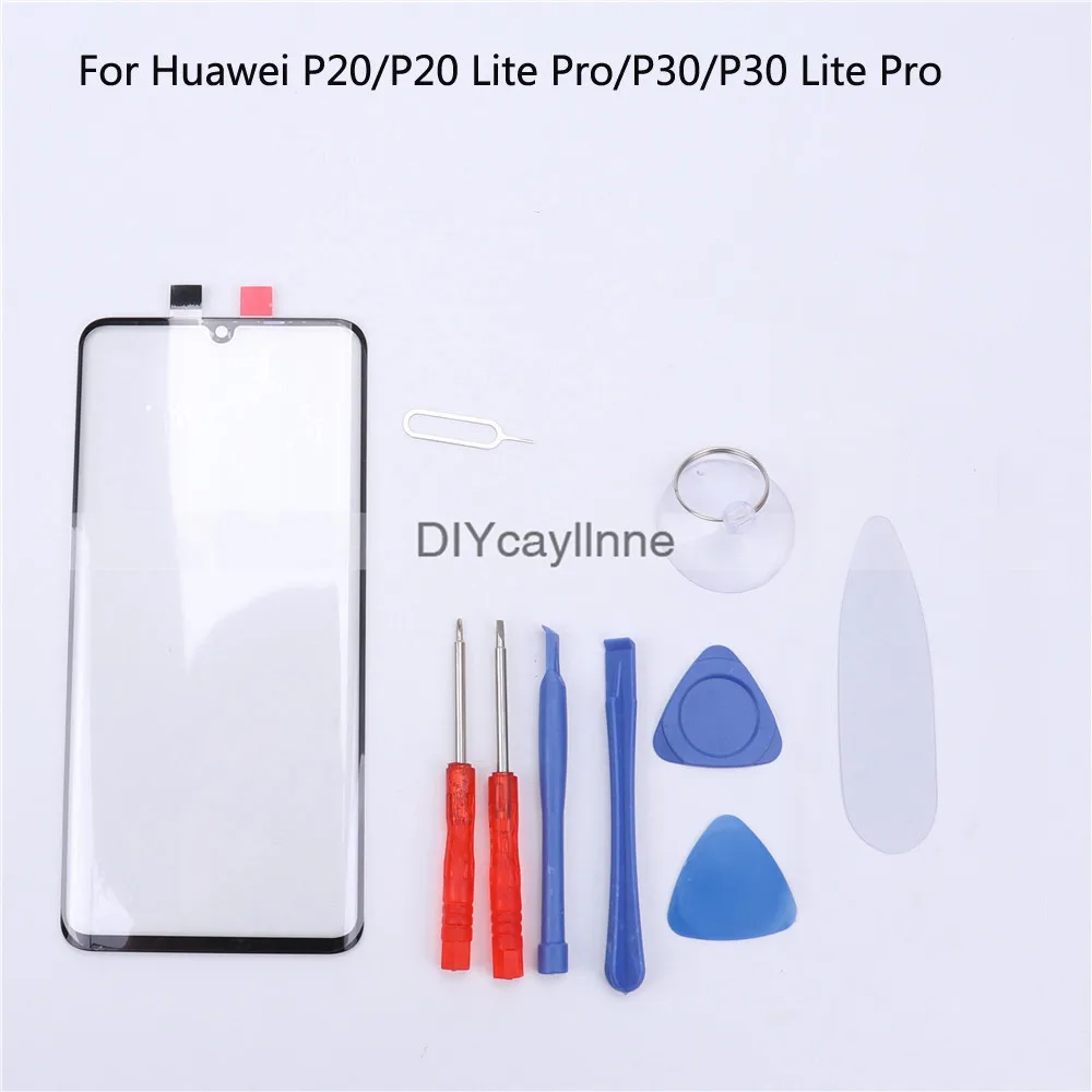 Новая передняя внешняя стеклянная крышка объектива для замены Huawei P20 P30 Pro Lite