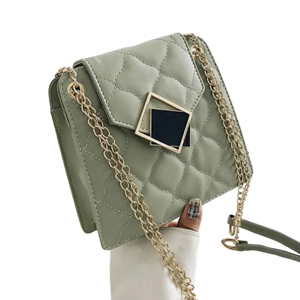 

PinShang Women Fashion All Match Single Shoulder Chain Strap Satchel Bag