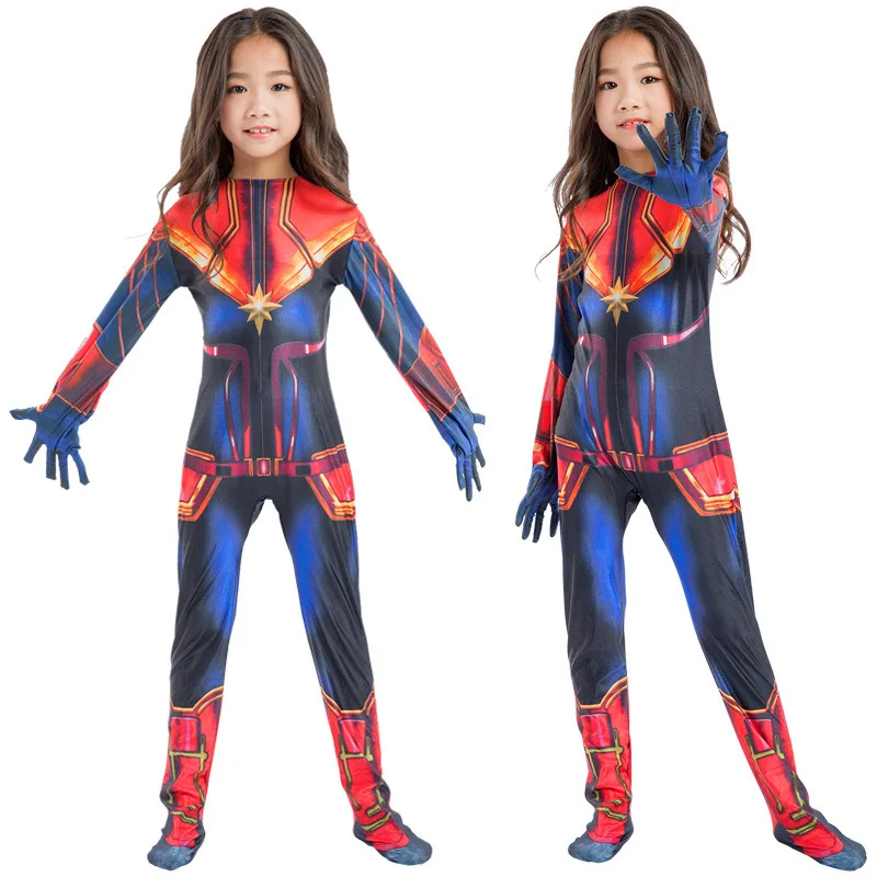 

POSH DREAM WonderWoman Cosplay Halloween Children Girls Outfits Spandex WonderWoman Kids Performance Costume Role-playing