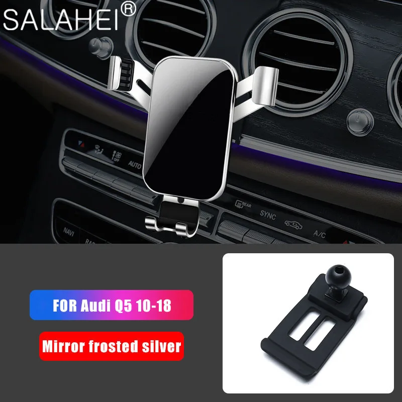 

Car Mobile Phone Holder For Audi Q5 2010 2011 2012 2013 2014 2015 2016 2017 360 Degree Adjust Bracket Auto Air Vent Mount Stand