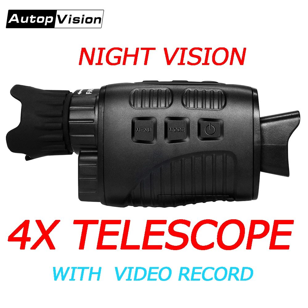 Binocular Night Vision Device Scope 300m video/Photograph Hunter Night Sight Digital 4X For Hunting