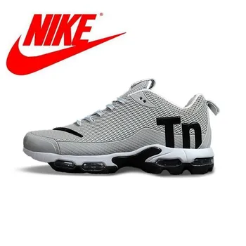 

Original NIKE AIR MAX PLUS TN Men's Running Shoes Non-slip Sports Lightweight Sports New Arrival Outdoor Sneakers NEW 2019 gray