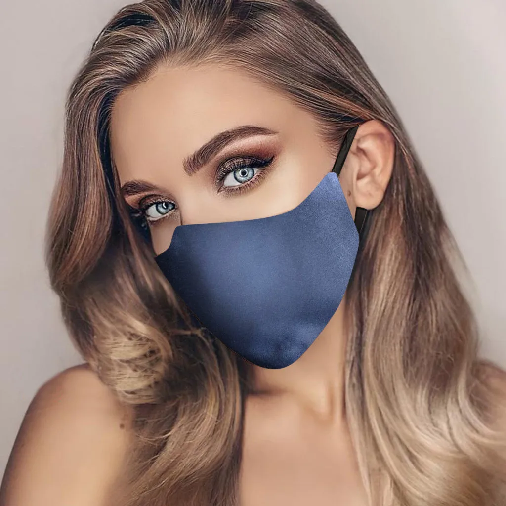 Face Mask Summer For Men And Women Thicken Double-deck Sunscreen And Dustproof Silk Mask Mascarilla Proof Mascarillas Proteccion