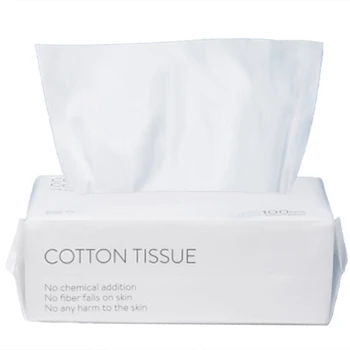 

100PCS Disposable Wash Face Towel, Clean Face Towel, Make of Cotton, Remove Makeup Towel, Wash Facial Tissue 20X20CM