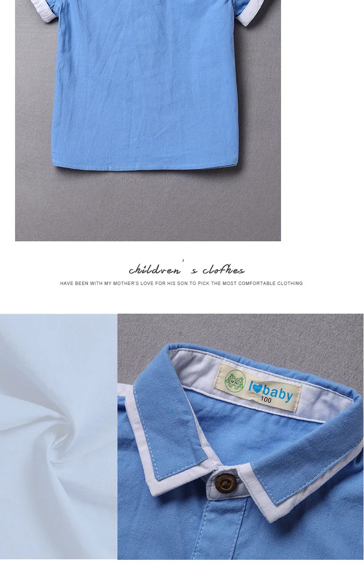 New Style CHILDREN'S Shirt Preppy Style High Quality CHILDREN'S Shirt